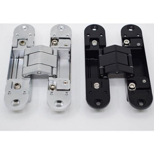 3D adjustable hidden door hinge adjustable conceal hinge /invisible door hinge for 2 hinges
