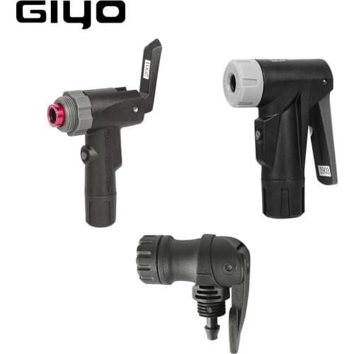 Bicycle Pump Adaptor DVN T Model Pump Adaptor with Pipe MTB Inflator SmartHead Cycling Presta Schrader Valve Road Bike Pump Head