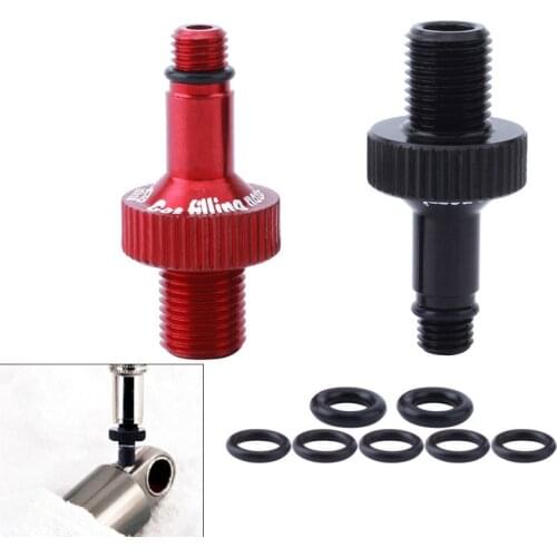 Bicycle Shock Absorber Rear Guts Change Mouth Aluminum Alloy Rear Shock Air Valve Adapter For MTB Bicycle Bike Accessories