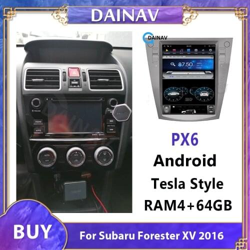 2din Car radio DVD Multimedia Player For Subaru Forester XV 2016 Tesla style Car GPS Navigation Autoradio stereo touch screen
