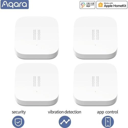 Aqara Vibration Shock Sensor Smart Motion Vibration Detection Alarm Built In Gyro Motion sensor zigbee for Xiaomi Mihome app