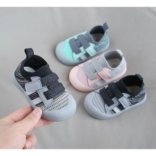 Childrens Light Shoes Breathable Canvas Sneakers Spring 2021 New Fashion Girl Leisure Sport Shoes 1-3 Years Old Boys loafers