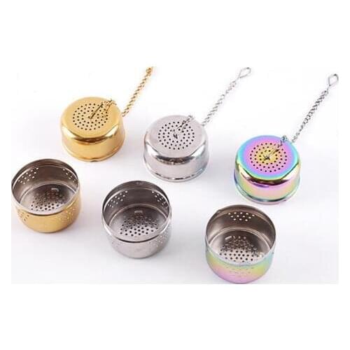 Stainless Steel Tea Strainer Infuser Tea Locking Ball Tea Mesh Herbal Ball cooking tools