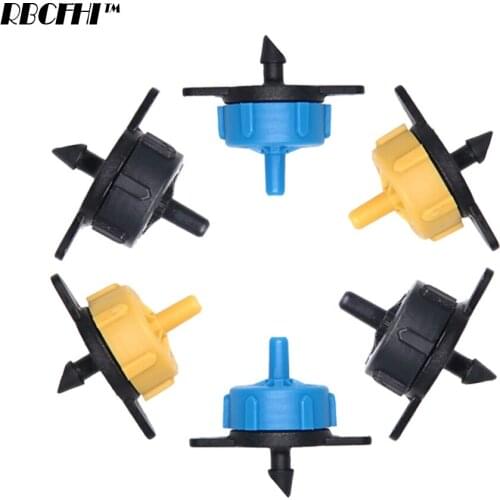 20-500PCS Adjustable Flow 2L/4L/8L Pressure Compensating Emitter Dripper Garden Drip Irrigation System Spay Nozzle Greenhouse