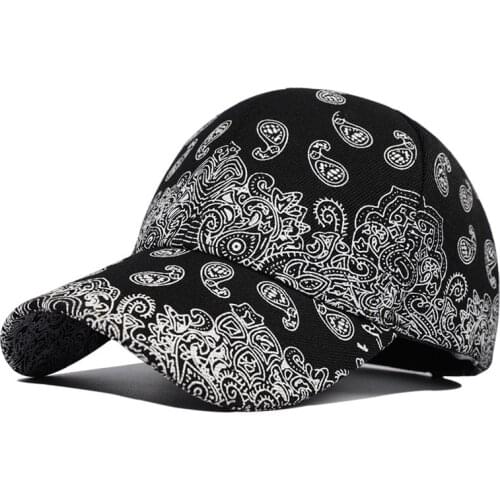 Fashion Brand Baseball Cap Mens and Womens Hip-hop Cap Cap Cashew Flower Hat Sunscreen Sun Visor Outdoor Casual Hat Sun Hat