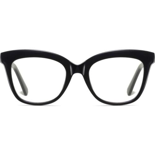 2020 Fashion Computer Glasses Blue Light Blocking Eyeglasses Anti Blue Ray TR90 Thick Frame Black Retro Optics Eyewear for Women