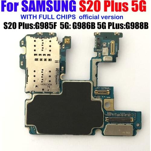 EU Version Original For Samsung Galaxy S20 UlG980F G985F G981B G986B G986U G981U G988B 5G Plus Version Motherboard Full Chips