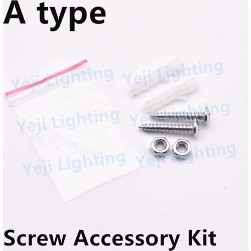 Ceiling rose hanging board screw accessories package Plastic expansion screws, self-tapping screws Lighting Accessories