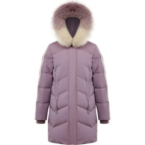 Bosideng Down Jacket New Gradient Fox Large Fur Collar Medium Long Warm Winter Suit B00145152h