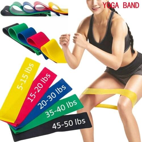 Yoga Resistance Rubber Bands Fitness Elastic Bands Training Fitness Gum Pilates Sport Crossfit Workout Equipment