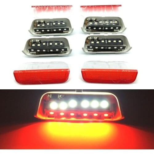 Car interior Led Door Panel Warning Light Lamps For Passat B6 CC Golf 5 6 MK6 7 MK7 Jetta 5 6 Tiguan alhambra Superb 3AD 947 411