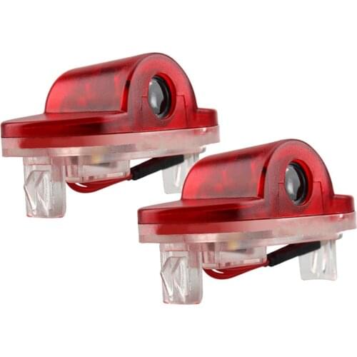 LED Car Door Light Logo HD Projection Laser Courtesy VRS Emblem Ghost Shadow Lamp Luces Flashlight For Skoda Octavia 2004-2008