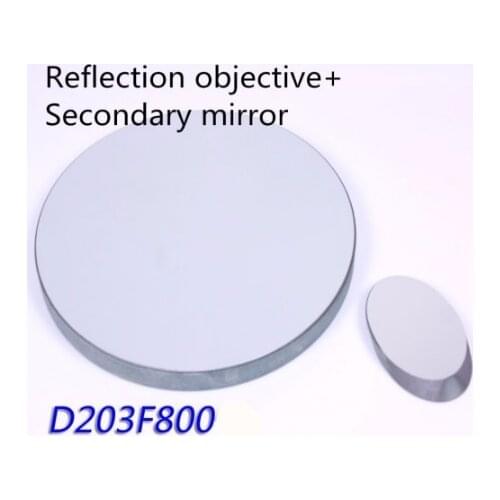 Newton reflection Astronomical telescope D203 F800 Spherical reflector objective group Secondary mirror D203F800