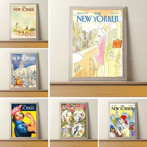The New Yorker 1989 April 10 Magazine Cover Print Poster Wall Art Picture Canvas Painting For Living Room Home Decor