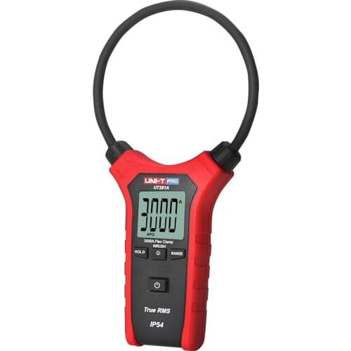 True RMS Flex Clamp 3000A AC True RMS Clamp Meter, Low Voltage Display / Digital Hold/Backlight