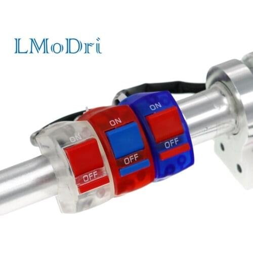 LMoDri Universal Motorcycle Handlebar Flame Out Switch ON OFF Button For Motorbike Motor ATV Bike DC12V/10A