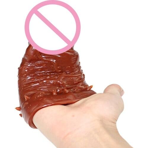 5.5 Inches Realistic Big Penis Sleeve Extender, Increase Cock Enlargement Extension Condom, Sex Toys for Men, Adult Sex Products