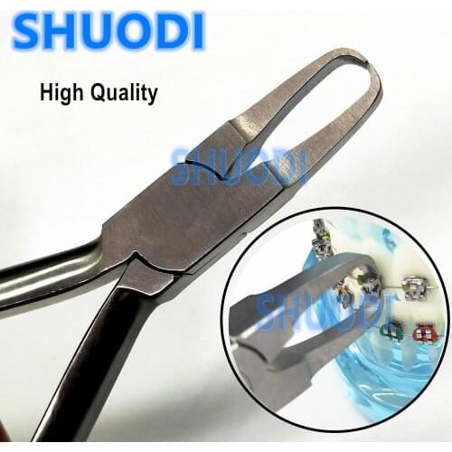 1 piece Dental Orthodontic Brackets Removing Plier Dental Ortho Brace Bracket Remover Forcep for Anterior Teeth