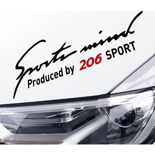 Car PVC Vinyl Lamp Eyebrow Stickers and Decals For Peugeot 206 Headlamp Sport Styling Auto Decoration Tuning DIY Accessories