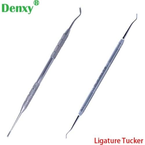 Denxy 1pc Dental Orthodontic Ligature Tucker Applicator light wire ligature director orthodontic manual instrument