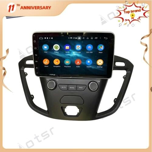 For Ford Transit Custom 2015+ Android 10 Car HD Multimedia DVD Player 64GB Auto GPS Navigation Stereo radio Headunit DSP carplay
