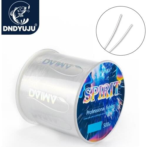 DNDYUJU Nylon Fishing Line 500M Japan Super Strong Monofilament Sinking Fishing Line 2LB-35LB for Saltwater Freshwater