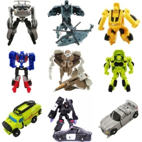 2020 New Hot7 style transformation Robot Action Figure Toys Mini Cars Robot Classic model Toy For Children Gifts Christmas gifts