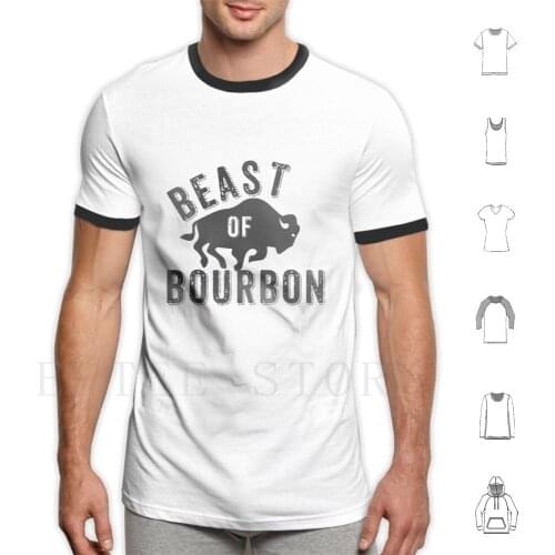 Beast Of Bourbon T Shirt Print Cotton Beast Bourbon Beast Of Bourbon Food Wine Drink Coffee Bbq Champagne Eat Donut Brunch