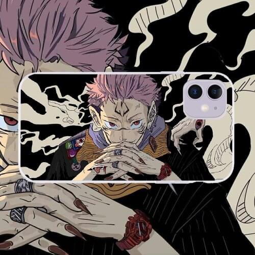 Jujutsu Kaisen Itadori Yuji Ryomen Sukuna Phone Case For Huawei Honor 6 7 8 9 10 10i 20 A C X Lite Pro Play transparent pretty
