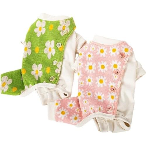 Small Dog Jumpsuit Winter Pet Outfit Apparel Puppy Costumes Cat Chihuahua Yorkshire Pomeranian Poodle Bichon Schnauzer Clothing