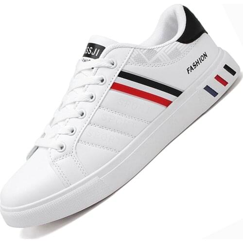 Men Casual Shoes White Flat Fashion Walking Shoes 2021 Comfortable Breathable Non-slip Sneakers Men Tenis Masculino Zapatillas