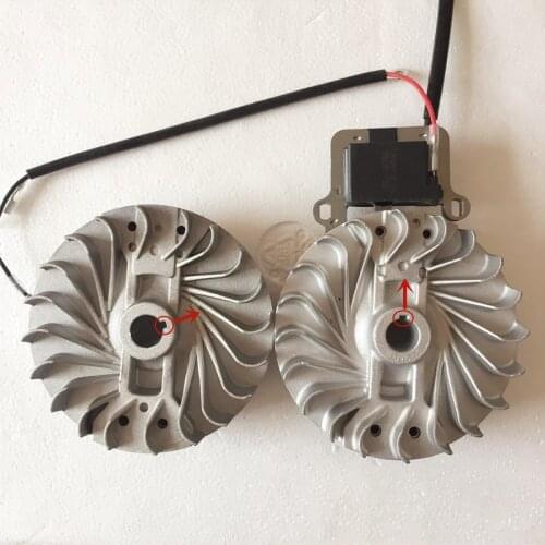 2 styles Flywheel for Chinese 1E48F 48F 63CC 2 stroke engine ignition fly wheel auger earth drilll hole digger parts