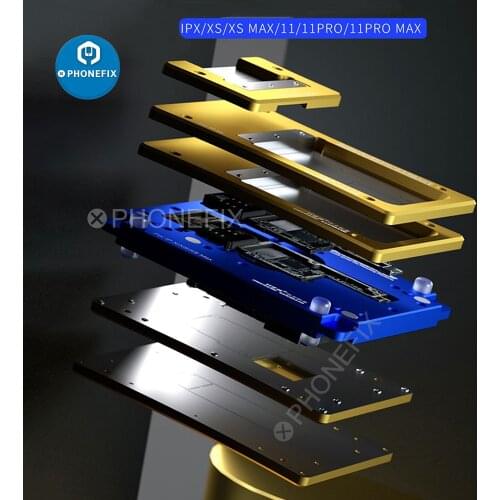 ECHANIC iBGA Reballing Automatic Positioning Planting Platform For iPhone X XS MAX 11 11pro 11pro max BGA Reballing Stencil Kit