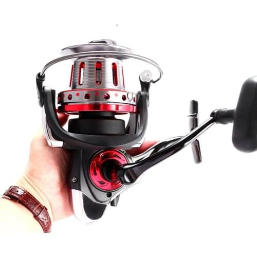 Metal Spinning Fishing Reel 13BB Large Lure Bait Cast Long Shot Rod Reels Sea Boat Raft Angling for Trout Bass Carp Fish