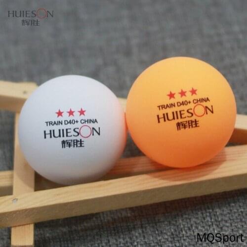Huieson Table Tennis Balls 3-Star D40+ 2.8g Ping Pong Ball 50 100 Pcs New Material ABS Plastic Table Training Balls 2 Colors