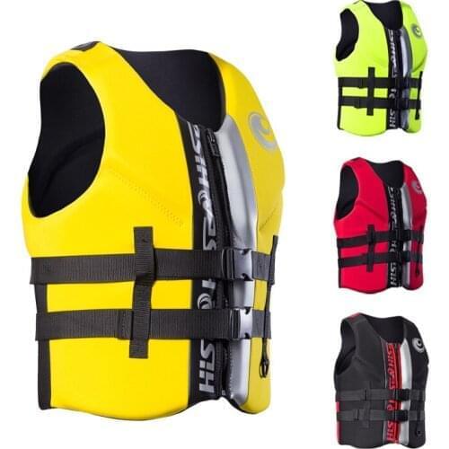 Neoprene Profession Life Vest Men Women Surfing Drifting Buoyancy Life Jackets For Adult Kids Water Sport Fishing Swimming Vests