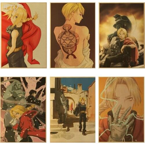 Anime Posters Japan Anime Poster Retro Poster Canvas Painting Wall Art Picture Home Decor Photos for Childrens Room Decor