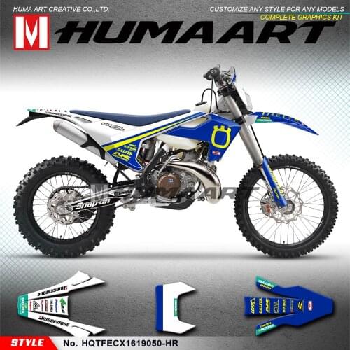 HUMAART Custom Stickers Vehicle Wrap Kit for TE FE TX FX FS TC FC 125 150 250 300 350 450 501 2016 2017 2018 2019, Customizable