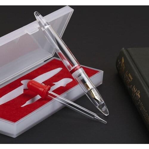 High Quality Ink Pen 0.38mm/0.5mm Moonman M2 Large Ink Capacity Eyedropper Fountain Pen Eye Dropper Filling Pen