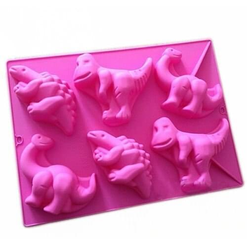 Dinosaur Shape Silicone Baking Cake Mold Candle Mold