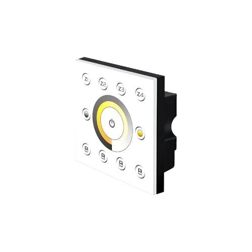 AC85V -265V warm white cold white wall mounted DMX512 signal led touch cct dmx controller led sync controller