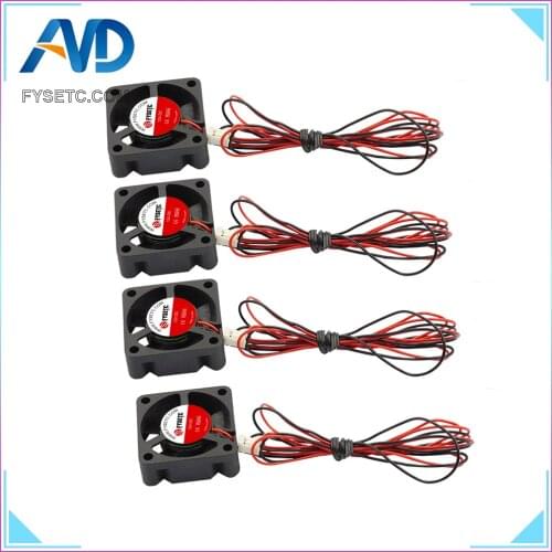 10pcs Cooling Fan 12V 3010 2 Pin Brushless DC Cool Fans Dupont Wire 3CM Cooler Radiator Part 30*30*10 30mm