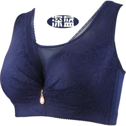 Vivninod Plus Size C D Cup Push Up Lingerie Lace Sexy Vest Bras 42 44 46 Size Brassiere Push Up Bras for Women Full Cup Vest Bra