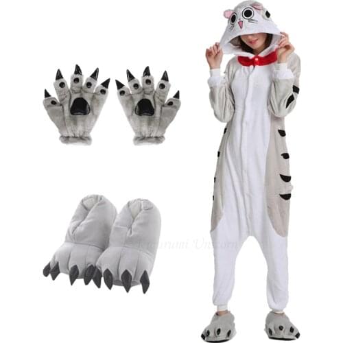 Winter Kigurumi Unicorn Pajamas Women Men For Pajamas Sets Onesie Adults Animal Cat mouse Cosplay Sleepwear Kids Boys Girls