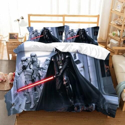 Star Wars Comforter Duvet Cover Set for Kids Adults Nordic 150 Bed Set Fans 3d Quilt Bedding Set Bedclothes Home Textiles 3PCS