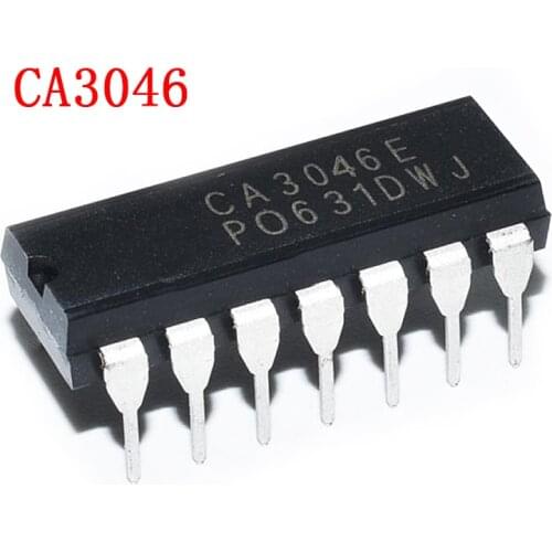 10pcs CA3046 DIP14 CA3046E DIP-14 3046E DIP new original