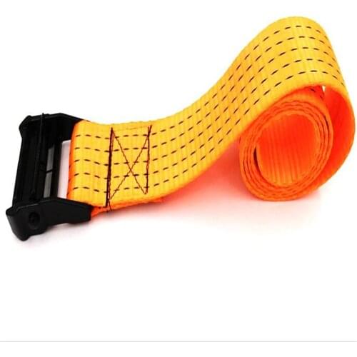2 inch 5CM press card buckle car cargo truck fast polyester bundled with fasteners to secure trailer rope 2 meters