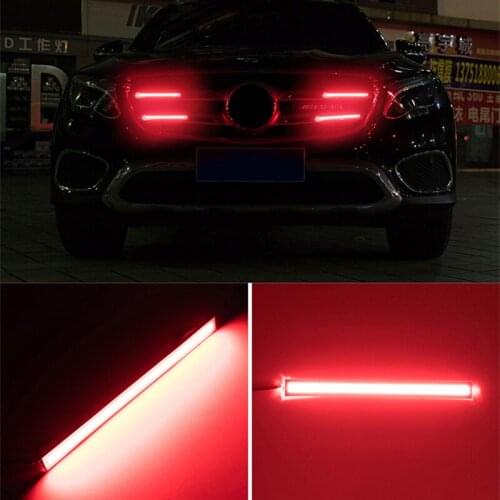 2 Pcs Car Led 12V DRL 17cm Led COB Driving Fog Lamp Double Daytime Running Lamp Auto Waterproof Update Bright Bulb