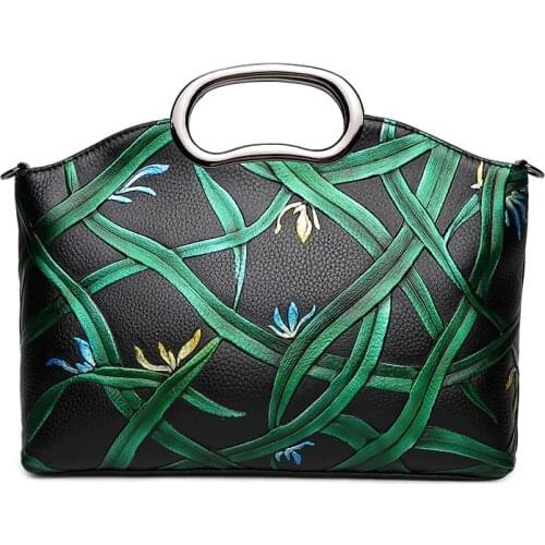 2021 New Genuine Leather bag High quality cowhide fashion Painted handbags women handbags tote women Luxury leather shoulder