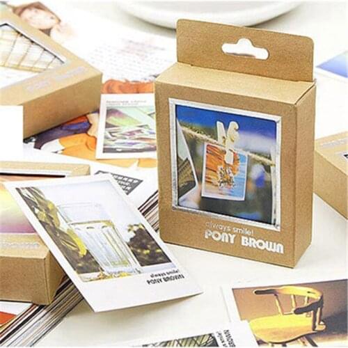 40pcs/lot vintage scenery landscape mini postcard birthday party Christmas wedding Message Gift greeting Card Set DIY Word card